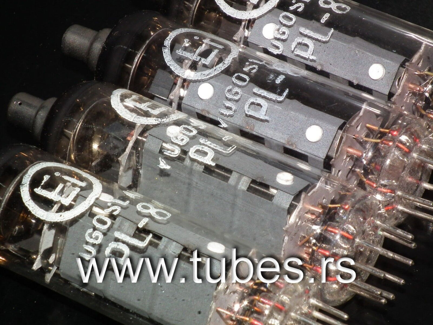 Platinum matched quad PL81 21A6 EI Philips NOS tube pentode N152