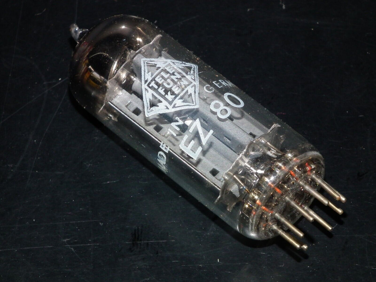 EZ80 Telefunken 6V4 NOS NIB diamond bottom Ulm plant