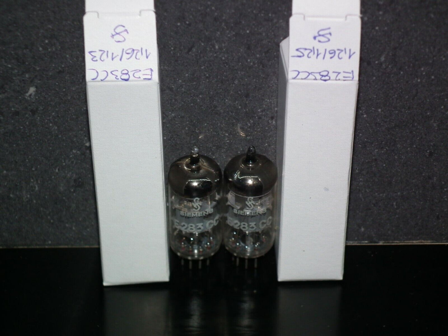 E283CC Siemens Platinum Matched Pair Pullouts NOS tested, balanced, low noise