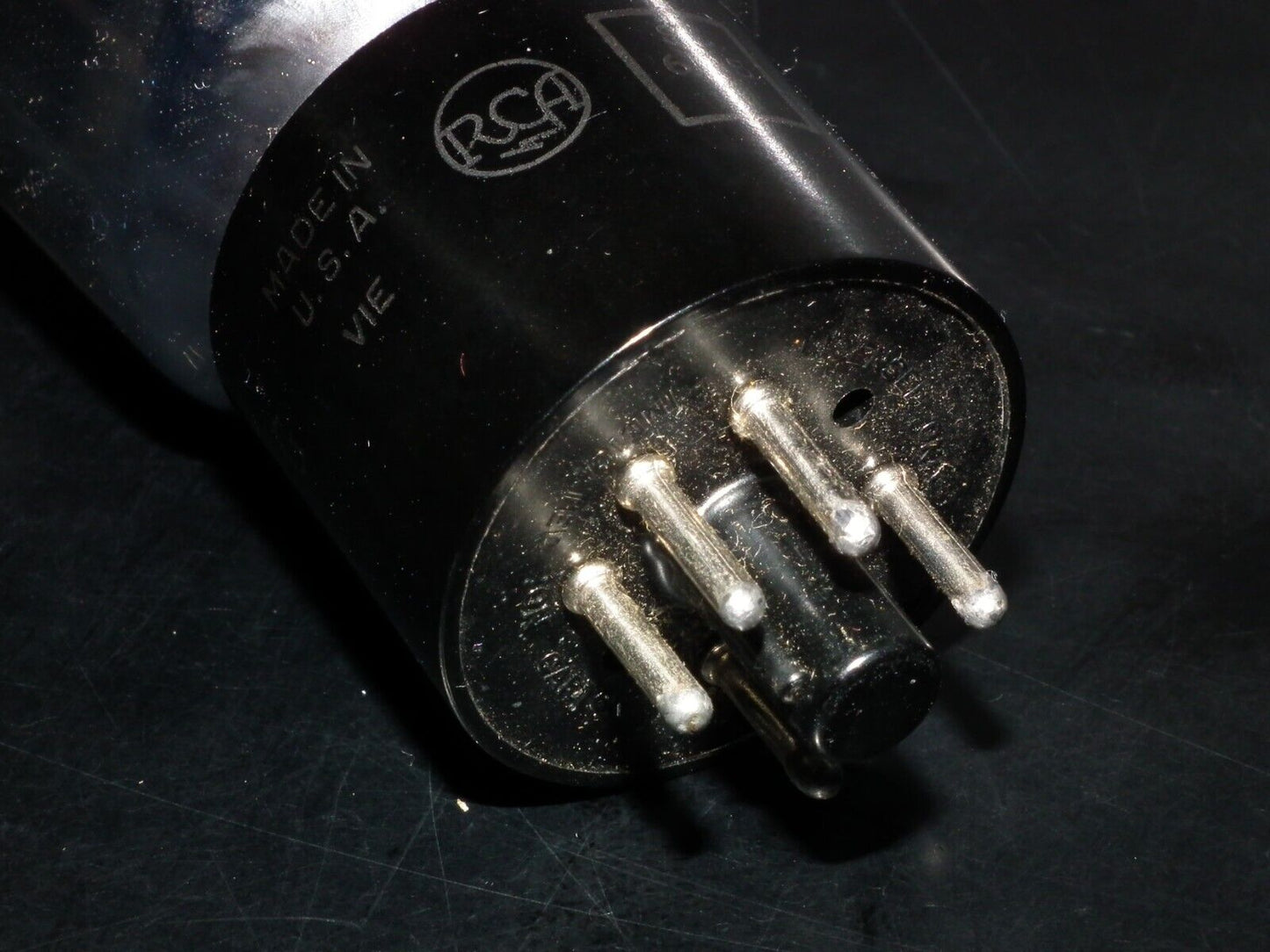 5U4G RCA JAN VT-244 NOS RARE Foil getter