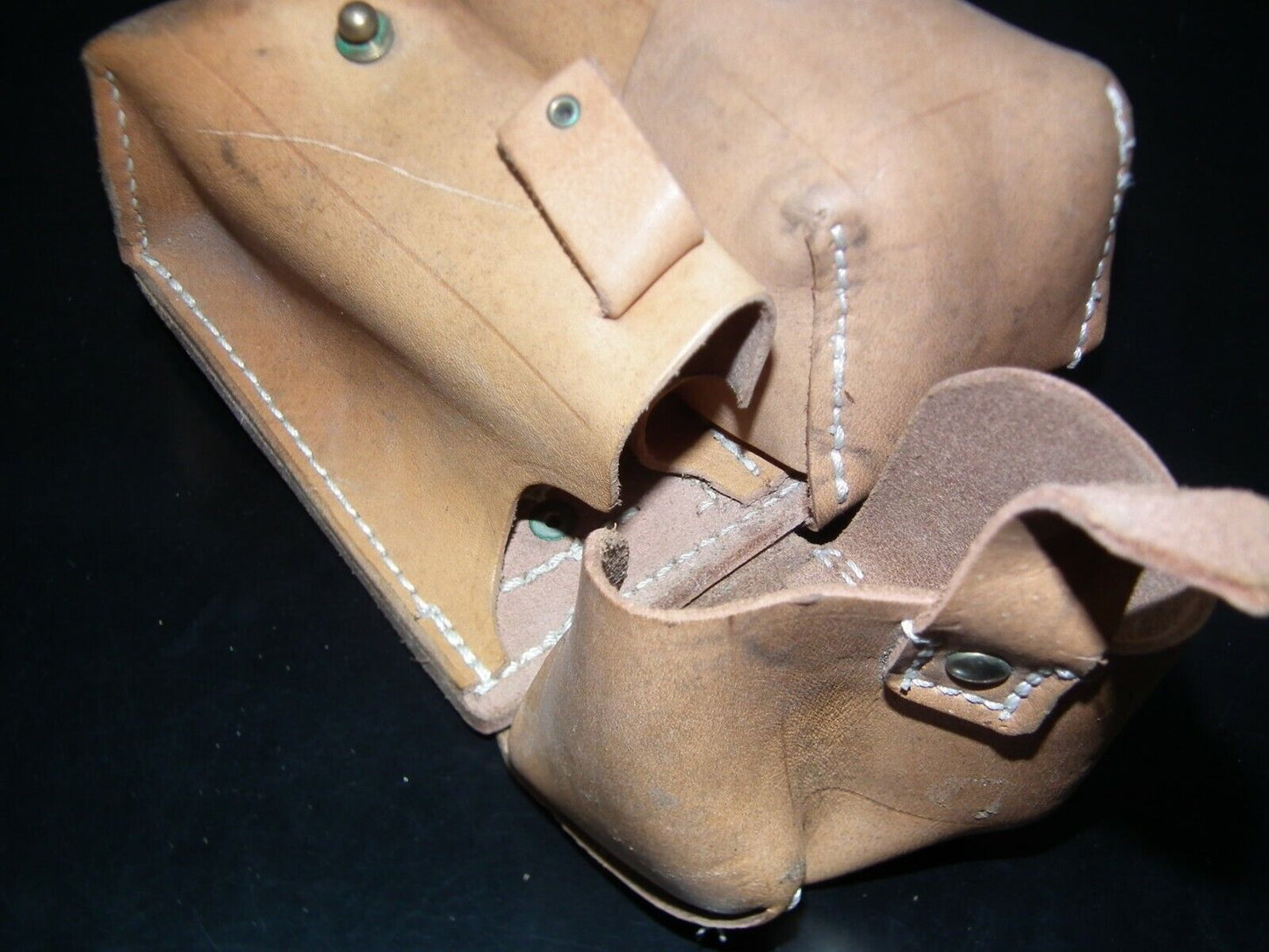 LEATHER SKS AMMO POUCH Military JNA Army Yugoslavia Belt Bag costume Star Wars