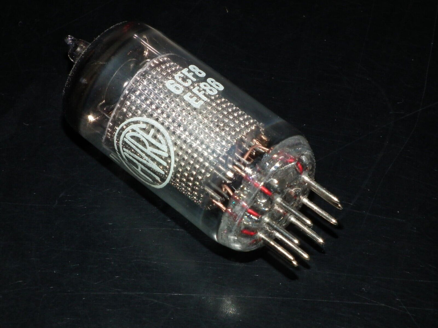 EF86 Fivre 6CF8 NOS NIB Made in Italy in 60s Silver Plate
