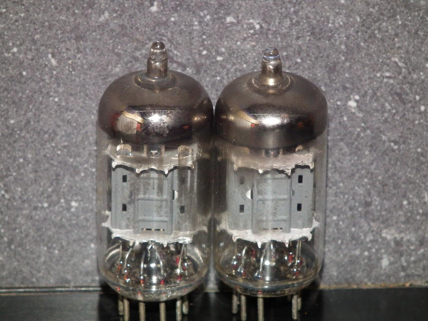 Pair (2pcs) ECC82 12AU7 Philips Heerlen Delta codes Used tested 85% of NOS Value