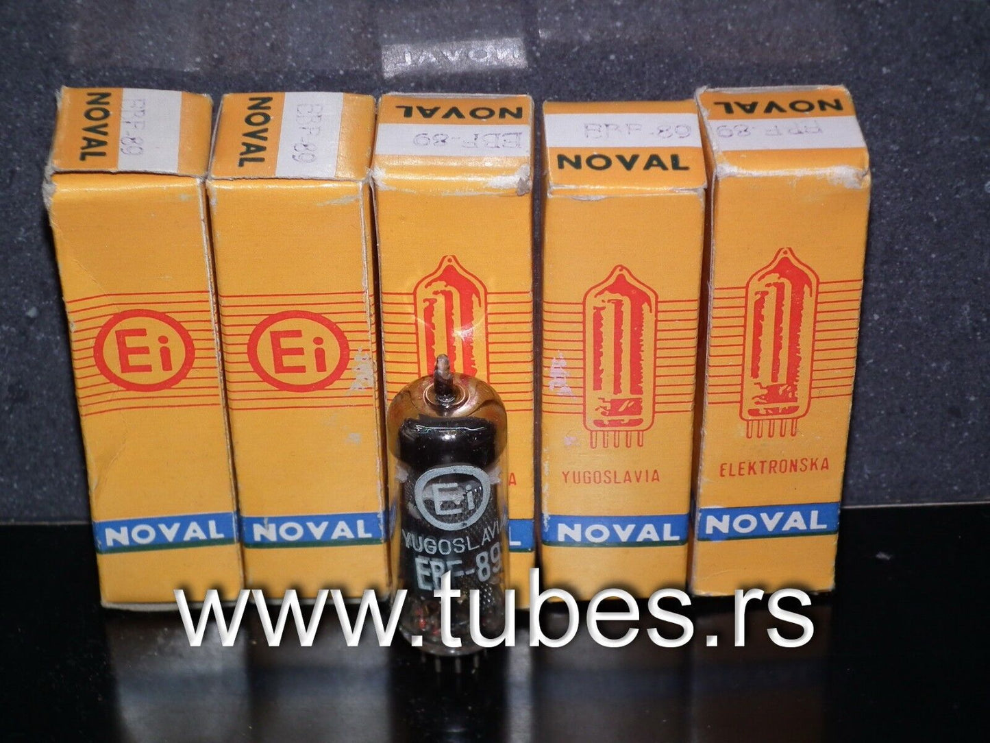 EBF89 EI Philips NOS NIB European Old Tube Receivers