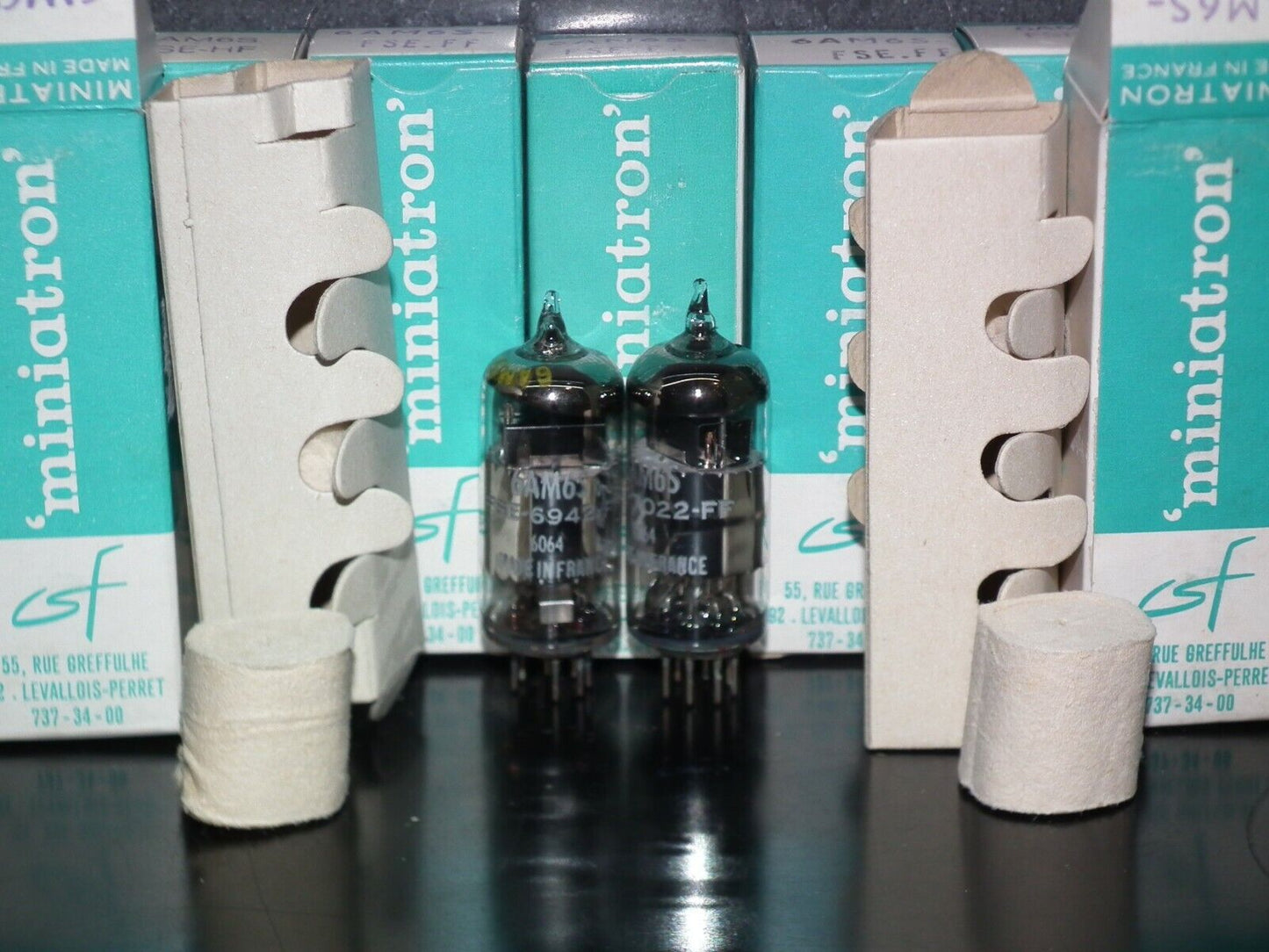 10pcs 6AM6S EF91 Thomson Miniatron NOS NIB Made in France in 60s Little Dot