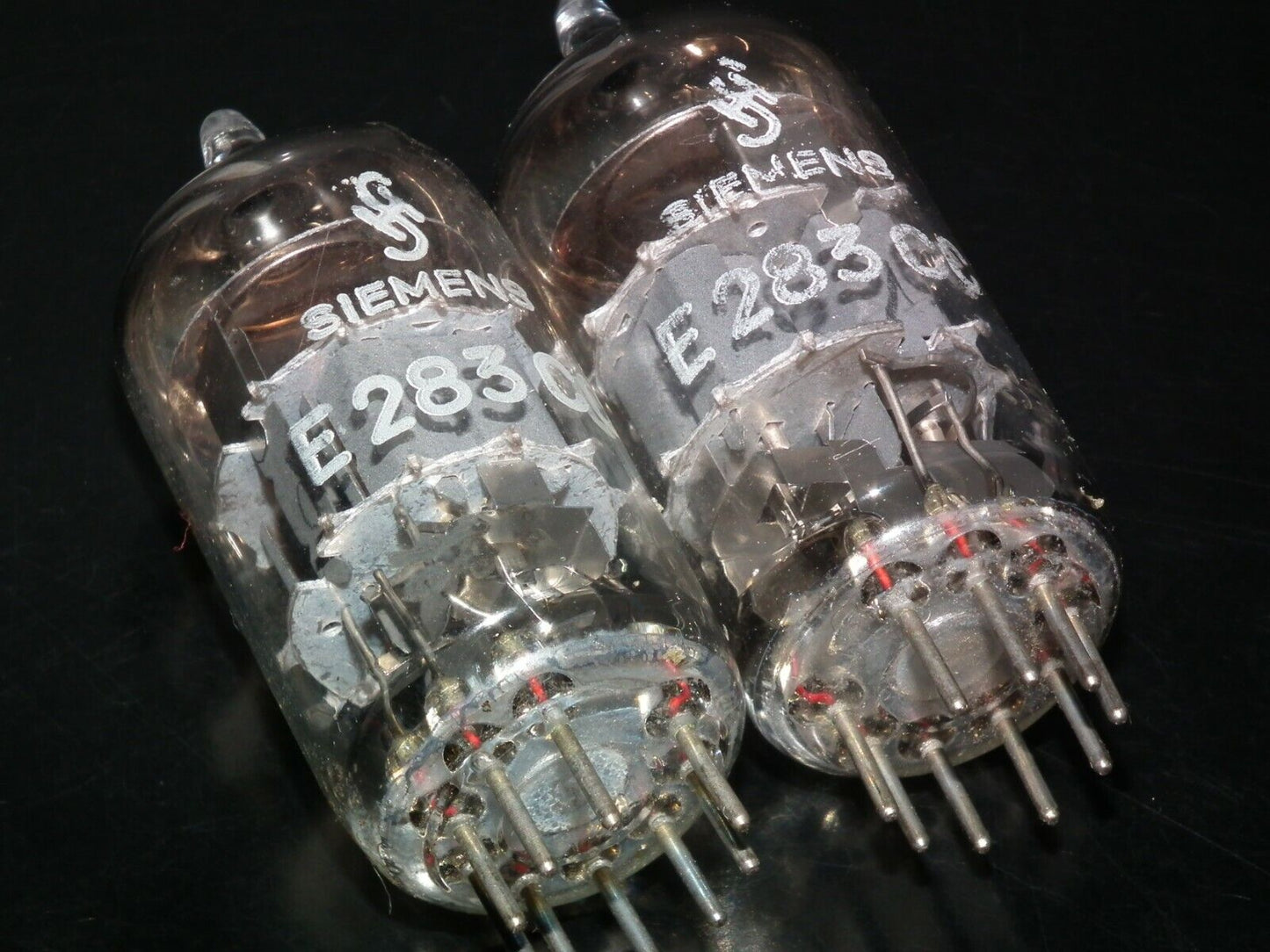 E283CC Siemens Platinum Matched Pair Pullouts NOS tested, balanced, low noise
