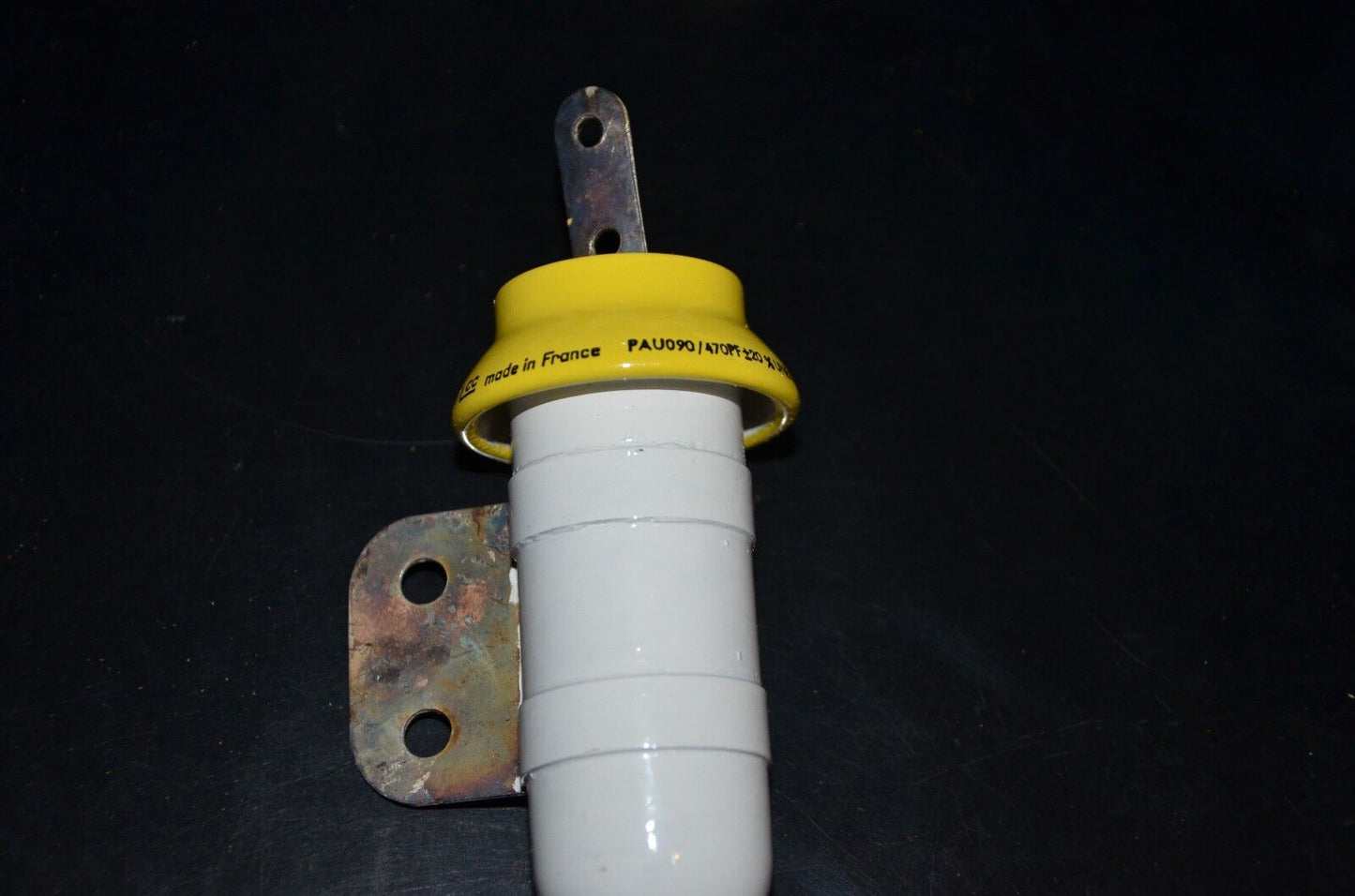 LCC France 470pF 8.5KV doorknob capacitor for professional broadcast & ham radio