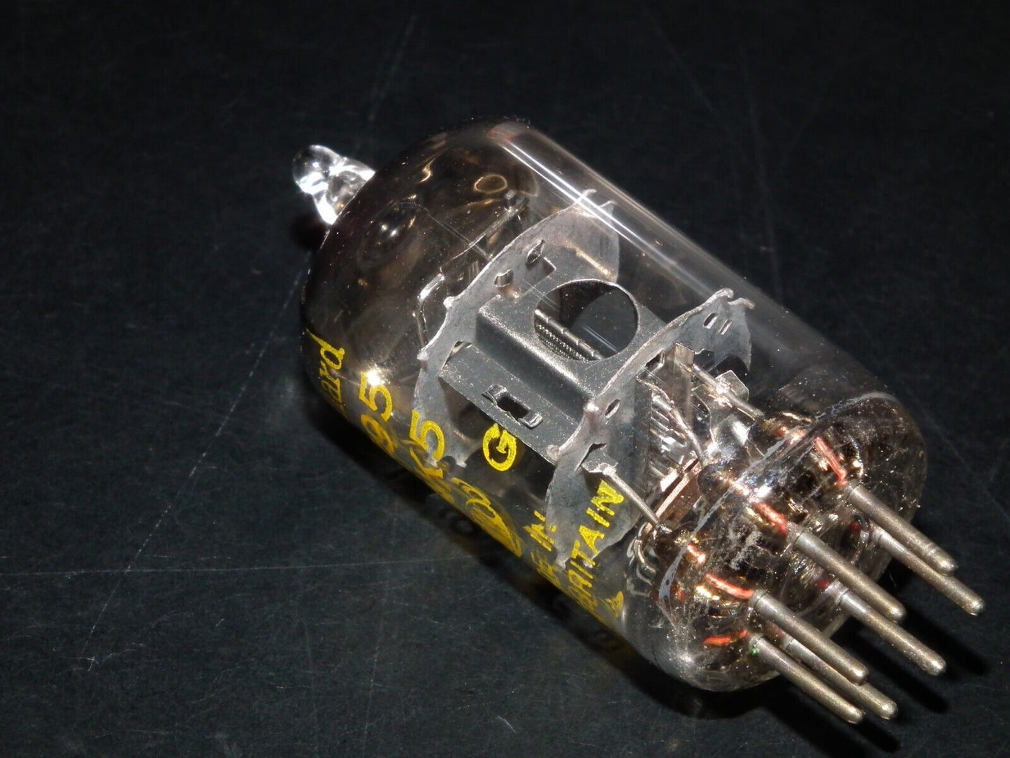 Mullard EF95 6AK5 CV850 RARE Square Getter Mitcham 5654 6AK5W EF95 Little Dot