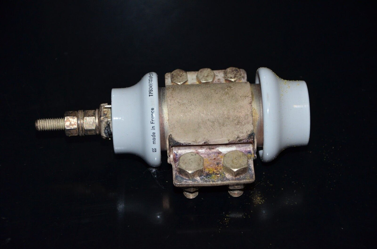 LCC France 220pF 8.5KV doorknob capacitor for professional broadcast & ham radio