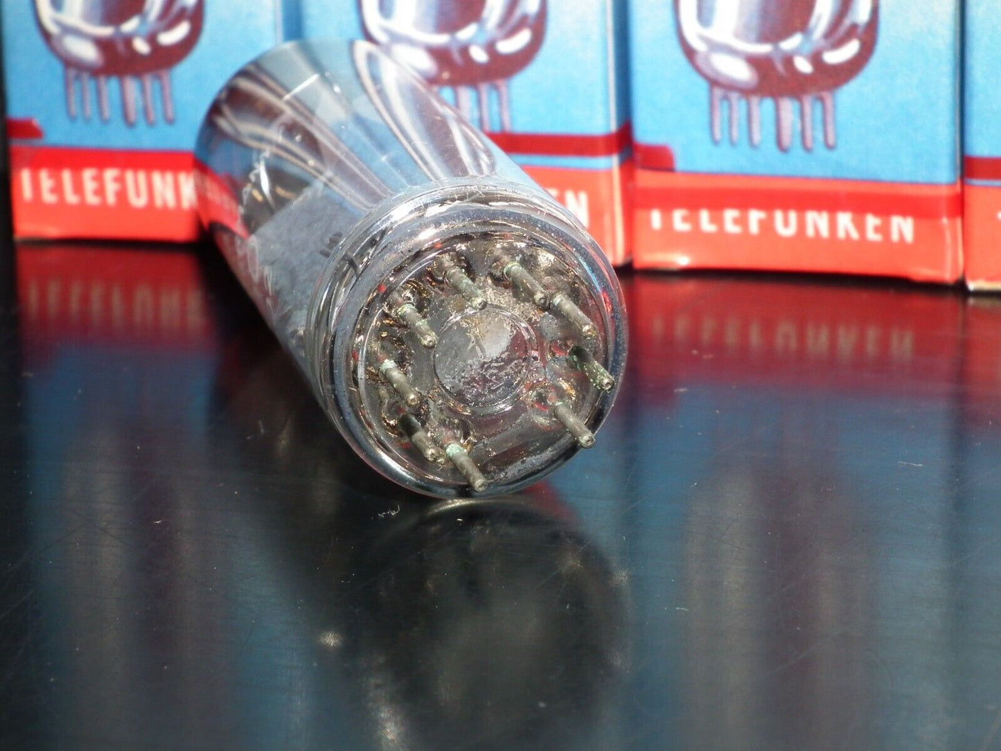 One(1 pcs) Telefunken EM800 NOS NIB Tuning Indicator Tube Magic Eye Diamond BTTM