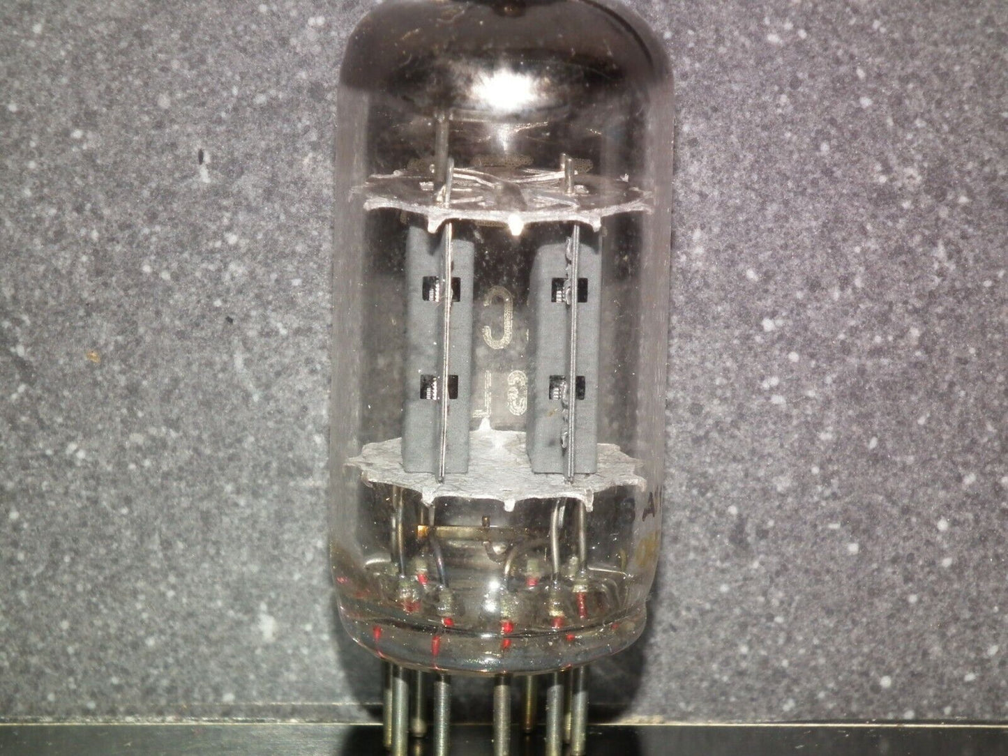 ECC81 12AT7 AEG Germany NOS NIB Telefunken smooth plates 17mm made by EI