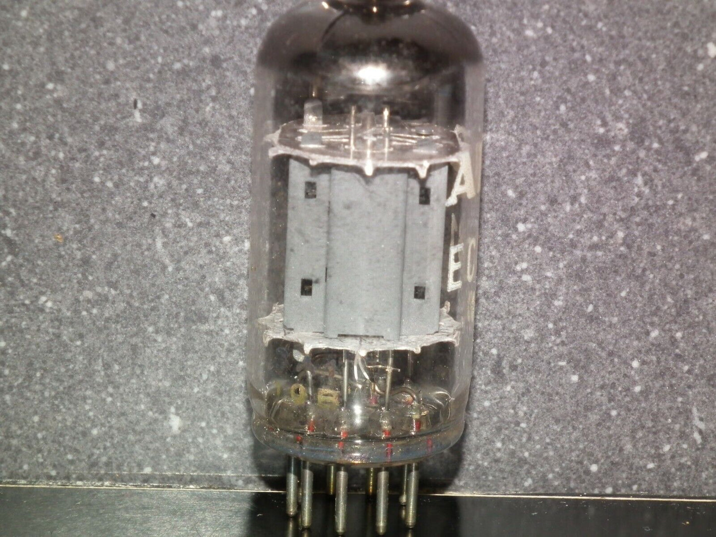 ECC81 12AT7 AEG Germany NOS NIB Telefunken smooth plates 17mm made by EI