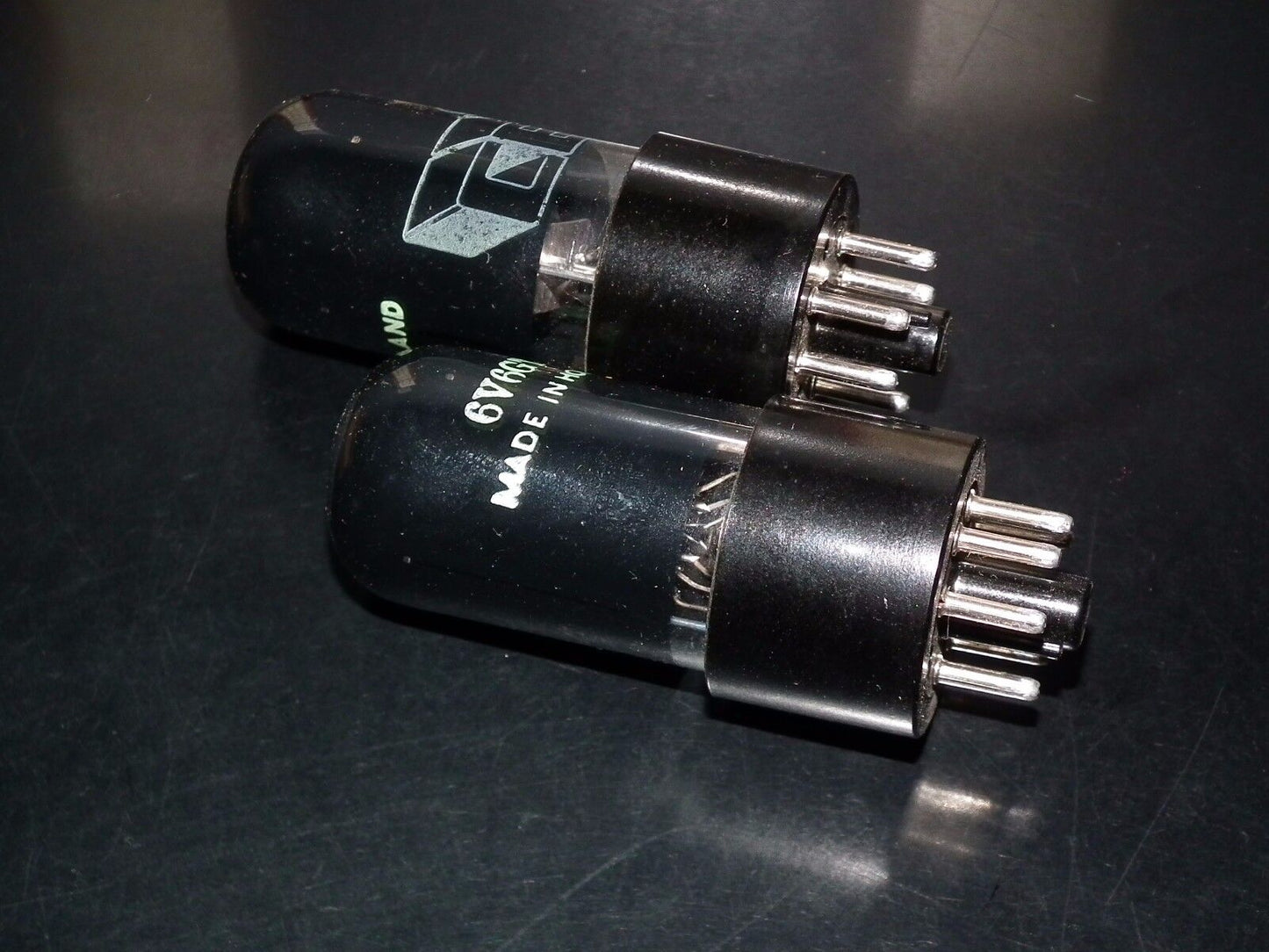 6V6GT CEI NOS Platinum Matched Pair Made in Holland Fender Ampeg Messa Gibson