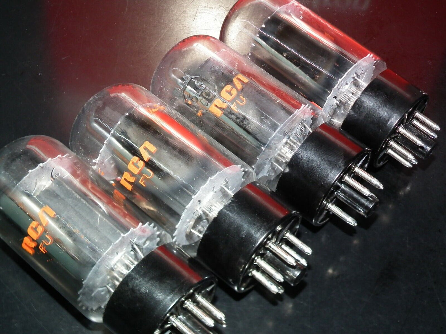 6L6GC RCA Platinum Matched Pair NOS NIB Holy Grail 6L6 Black Anodes