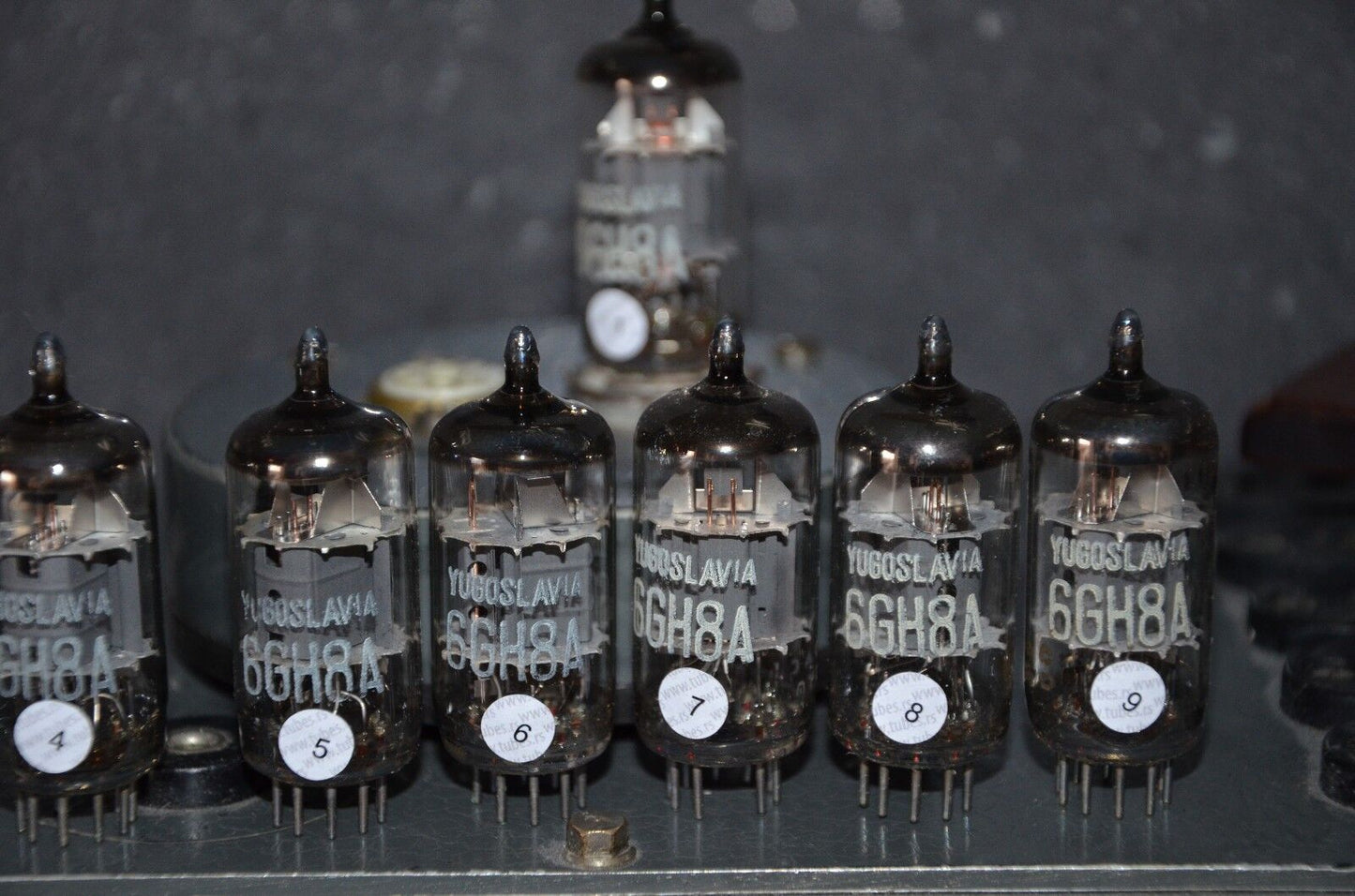 DYNACO ST-70 6GH8A / 6GH8 COMPLETE STUFFED PC-3 DRIVER BOARD WITH TUBES (NOS Platinum matched pair of 6GH8A EI Philips)