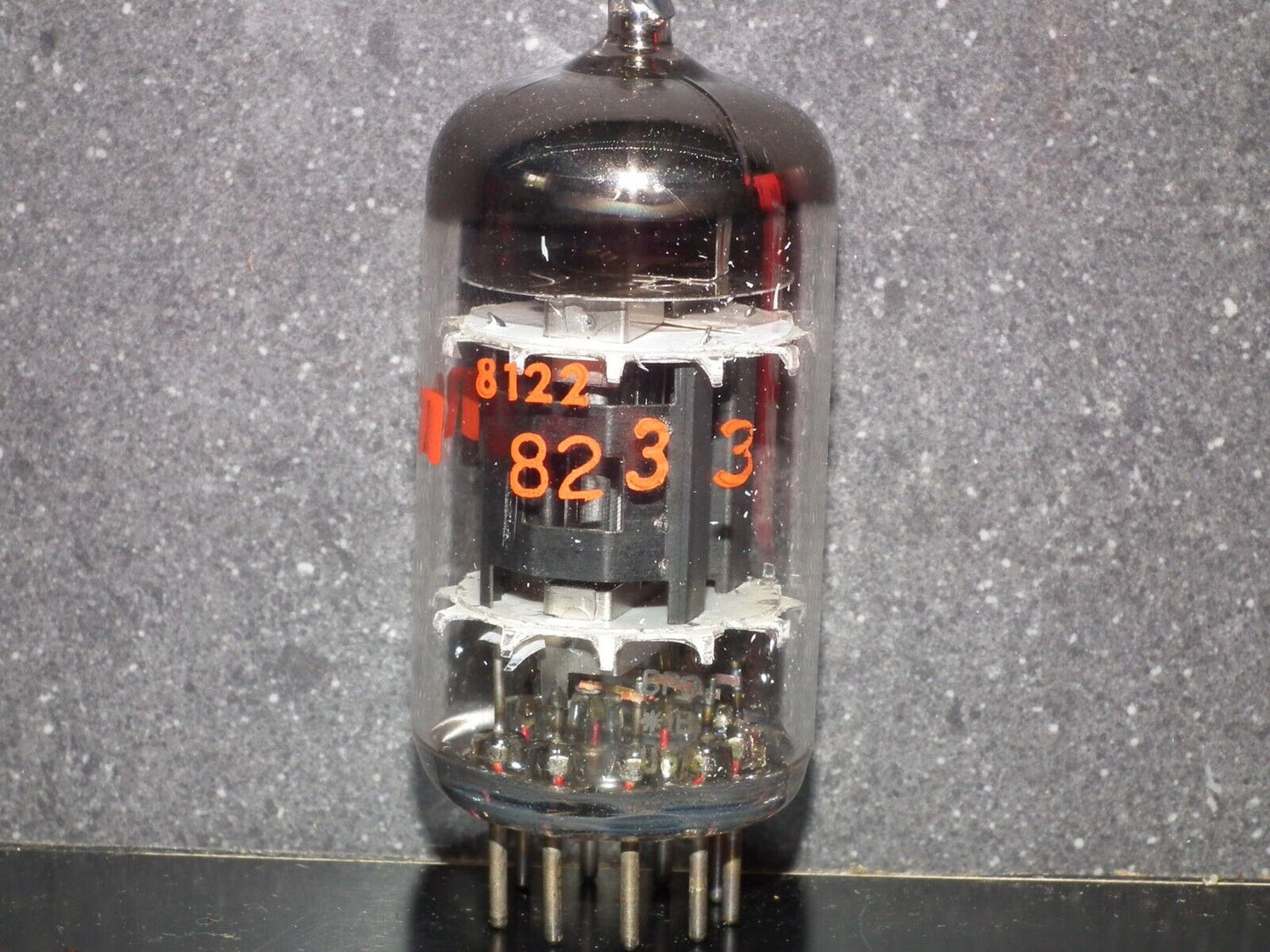 8233 RCA E55L NOS NIB Black Anode - Carbonized Nickel