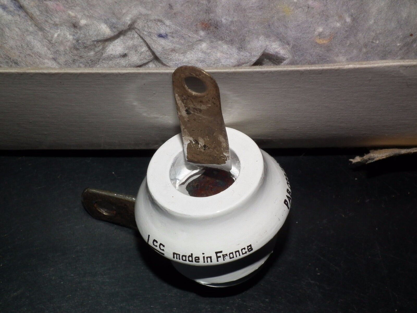 LCC France 39pF 7KV doorknob capacitor for professional broadcast ham radio NOS