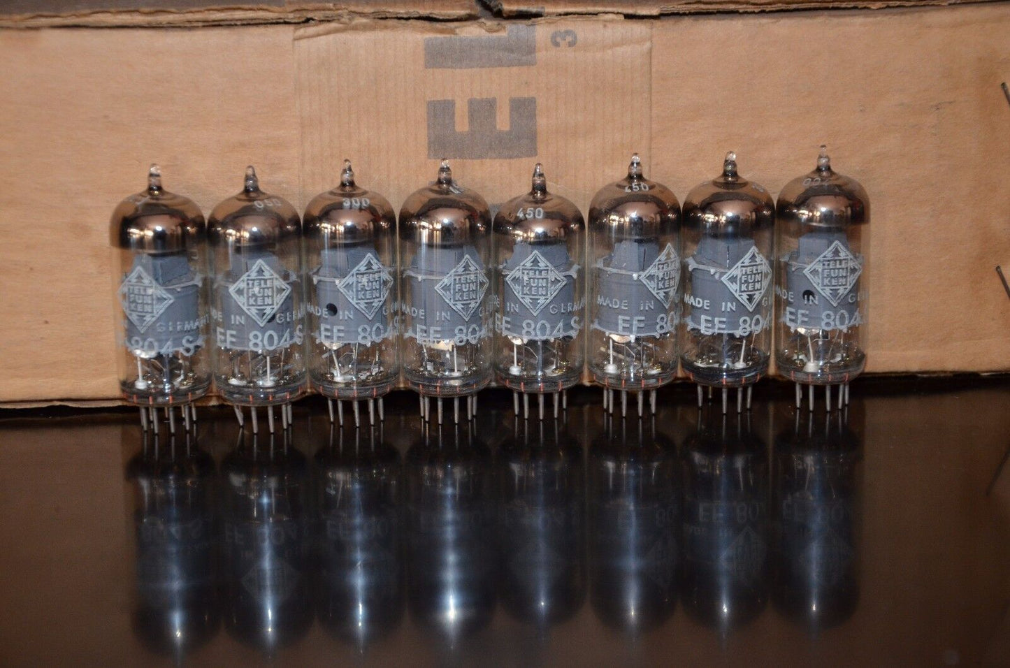 EF804S Telefunken NOS Low Noise Diamond Bottom 1 pcs (One tube)