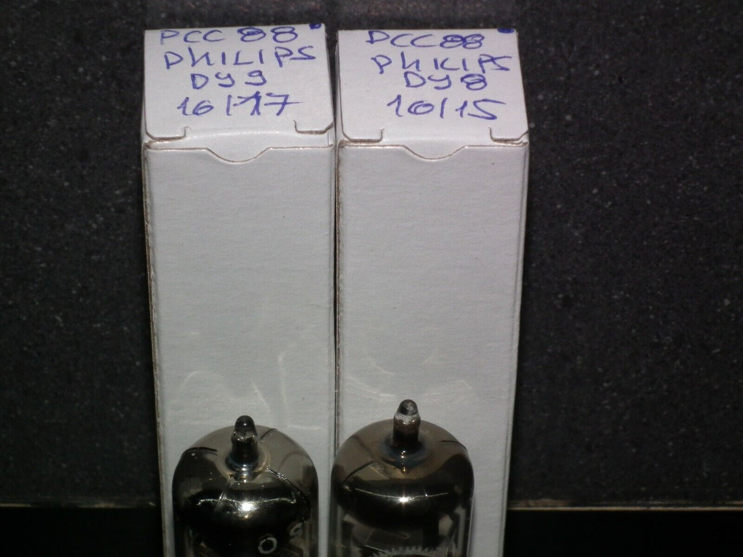 PCC88 Philips 7DJ8 GRAY SHIELD DUAL STAGE GETTER Used NOS tested 110%