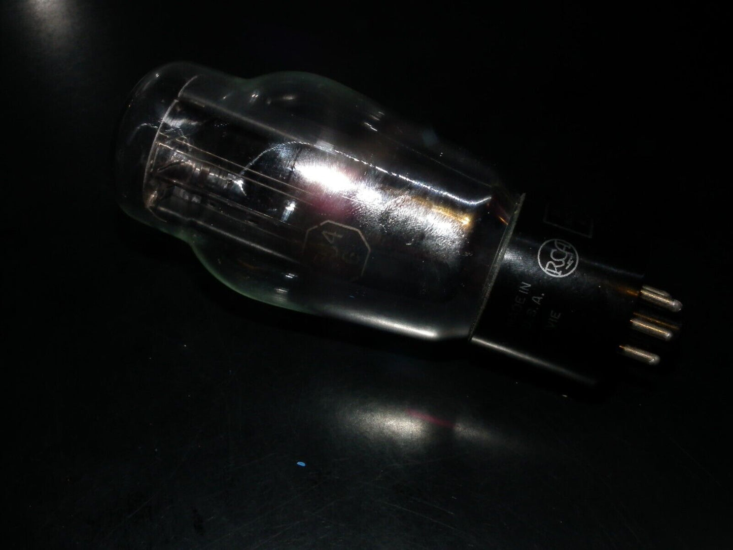 5U4G RCA JAN VT-244 NOS RARE Foil getter