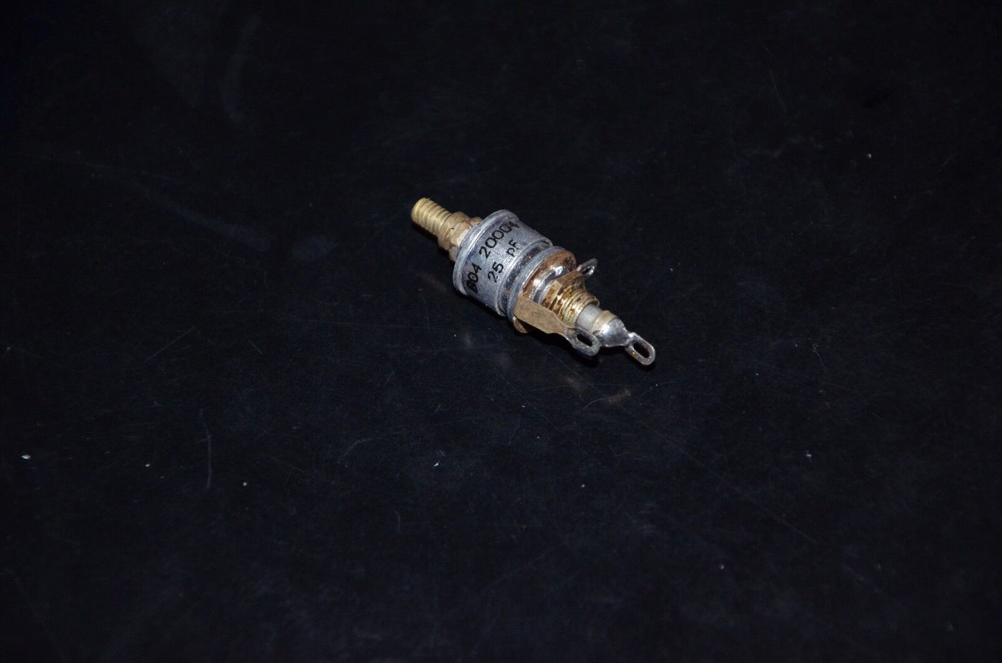 Lot of five (5 pcs) NOS professional variable capacitor 25 pF chassis montage