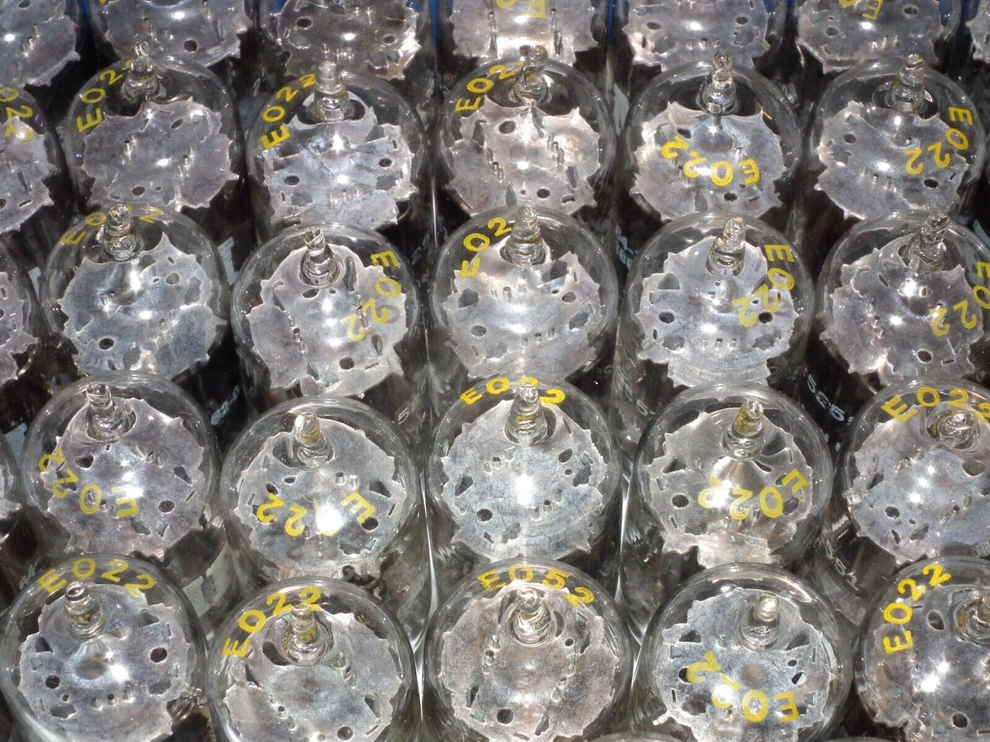 6211A GE IBM Platinum Matched Pair - Pullouts, tested NOS (~ECC82,12AU7,ECC802)