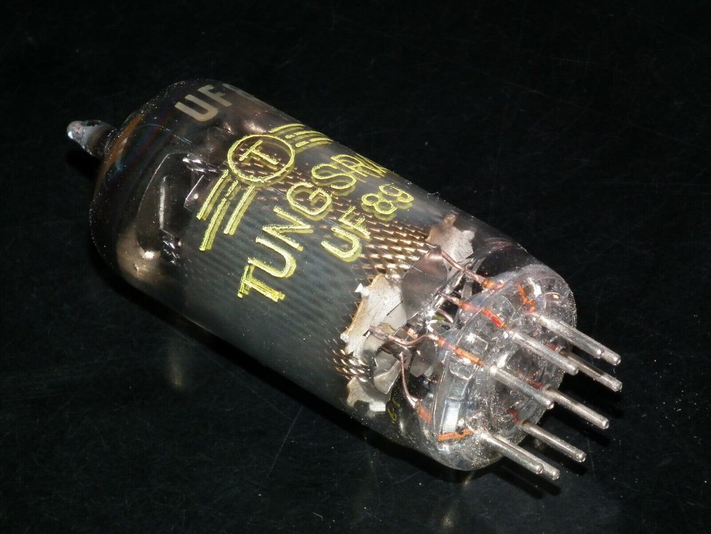 UF89 Tungsram Radio Receiver Tube NOS NIB Old Europe tube radio from 60s
