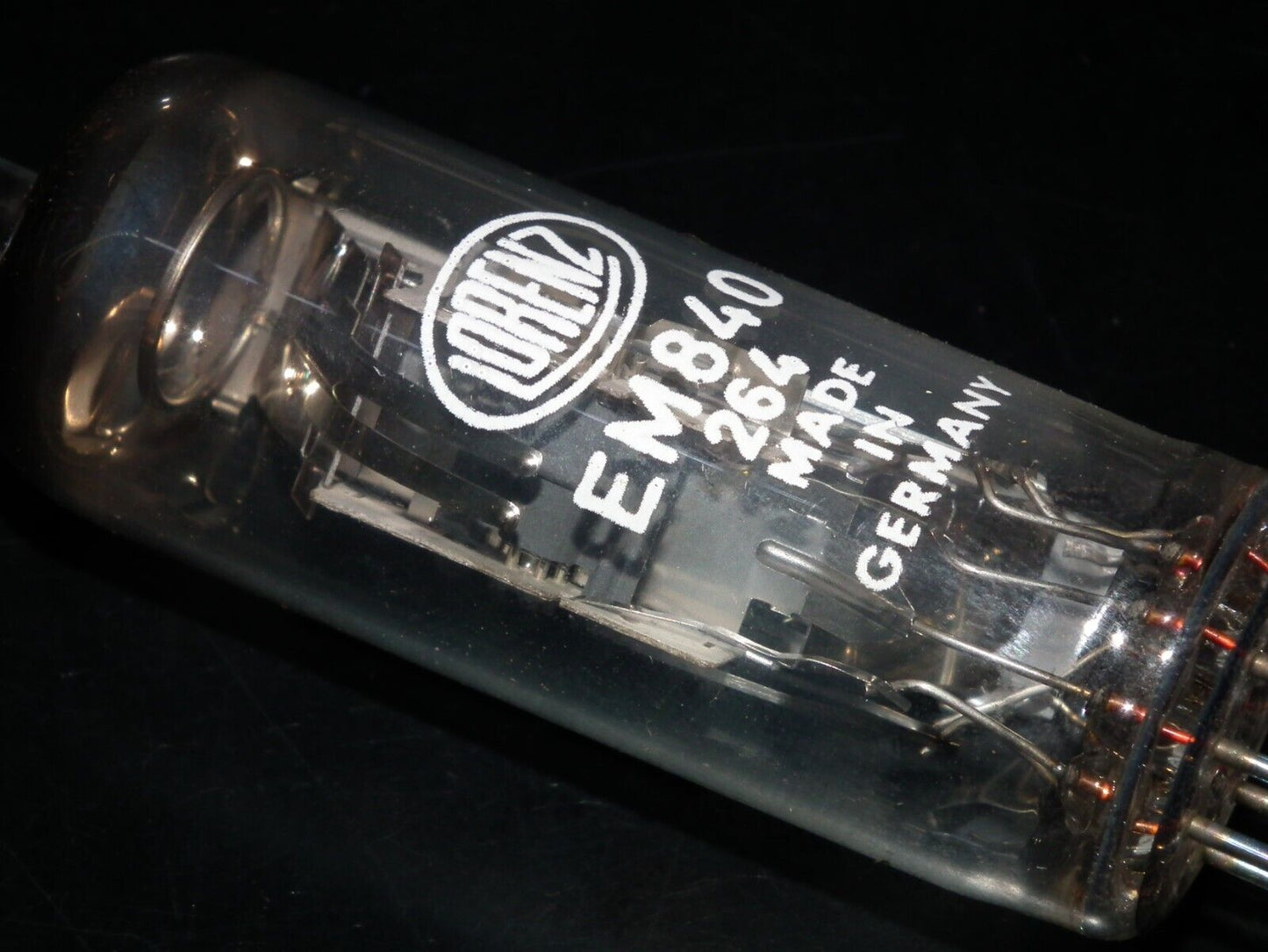 EM80 Lorenz Rare D Getter late 50s tuning eye tube Indicator NOS NIB