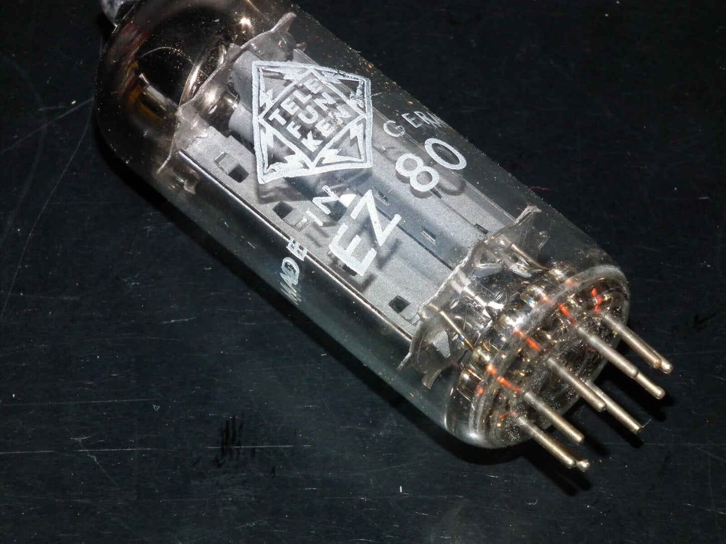 EZ80 Telefunken 6V4 NOS NIB diamond bottom Ulm plant