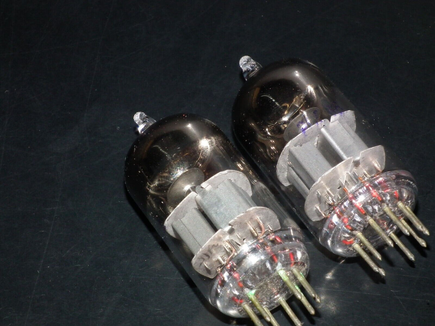 6N23P Reflektor Holy Grail 1975 SWGP Silver Shields NOS Matched Pair E88CC ECC88