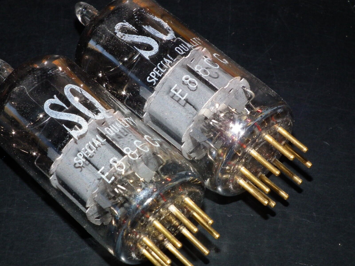 E88CC 6922 Matched Pair Philips Heerlen Holland Premium ECC88 6DJ8 Tested NOS 7L