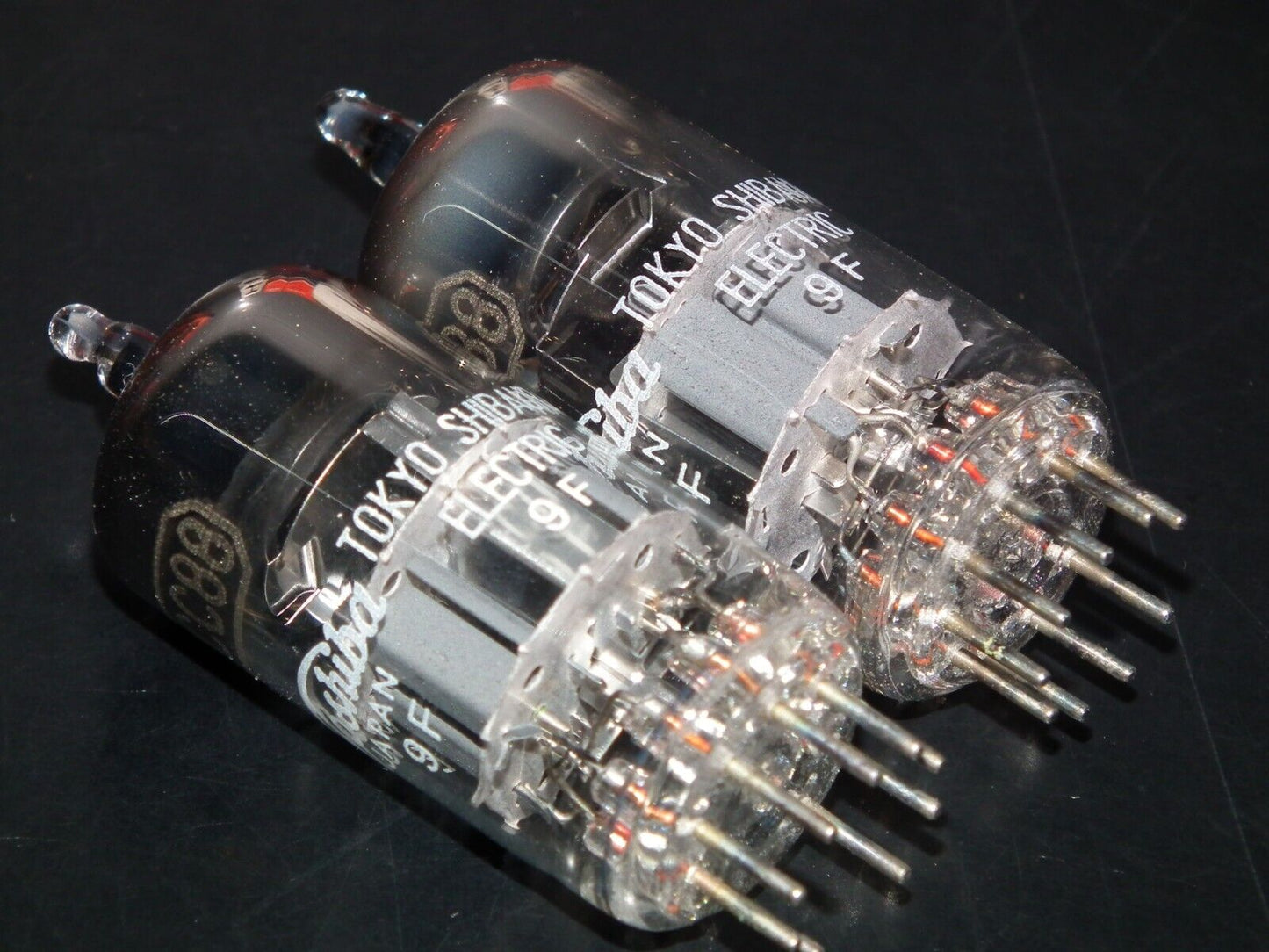 PCC88 Toshiba 7DJ8 Matched Pair ECC88 E88CC CCa Sub Made in Japan