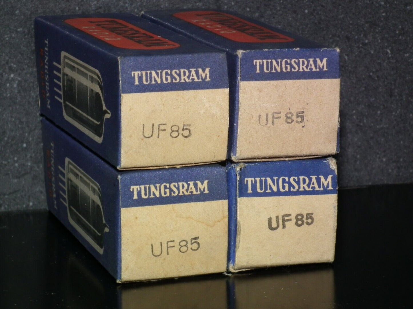 UF85 Tungsram Radio Receiver Tube NOS NIB Old Europe tube radio from 60s