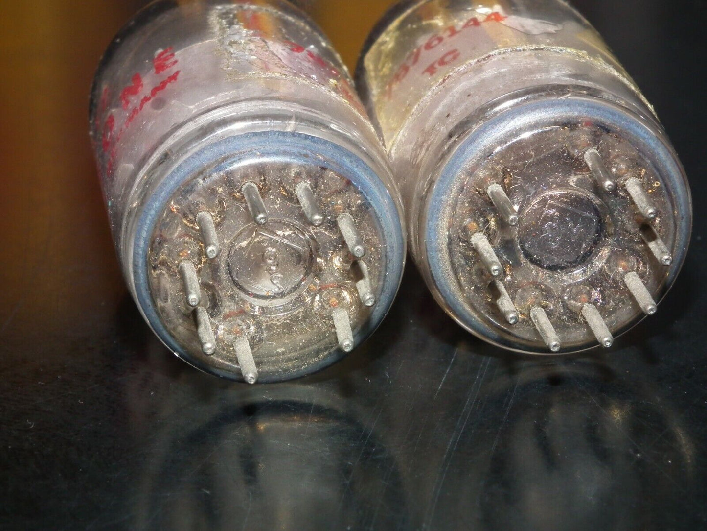ECC81 Telefunken 12AT7 Matched pair Used Tested 90%, SONOTONE Diamond Bottom