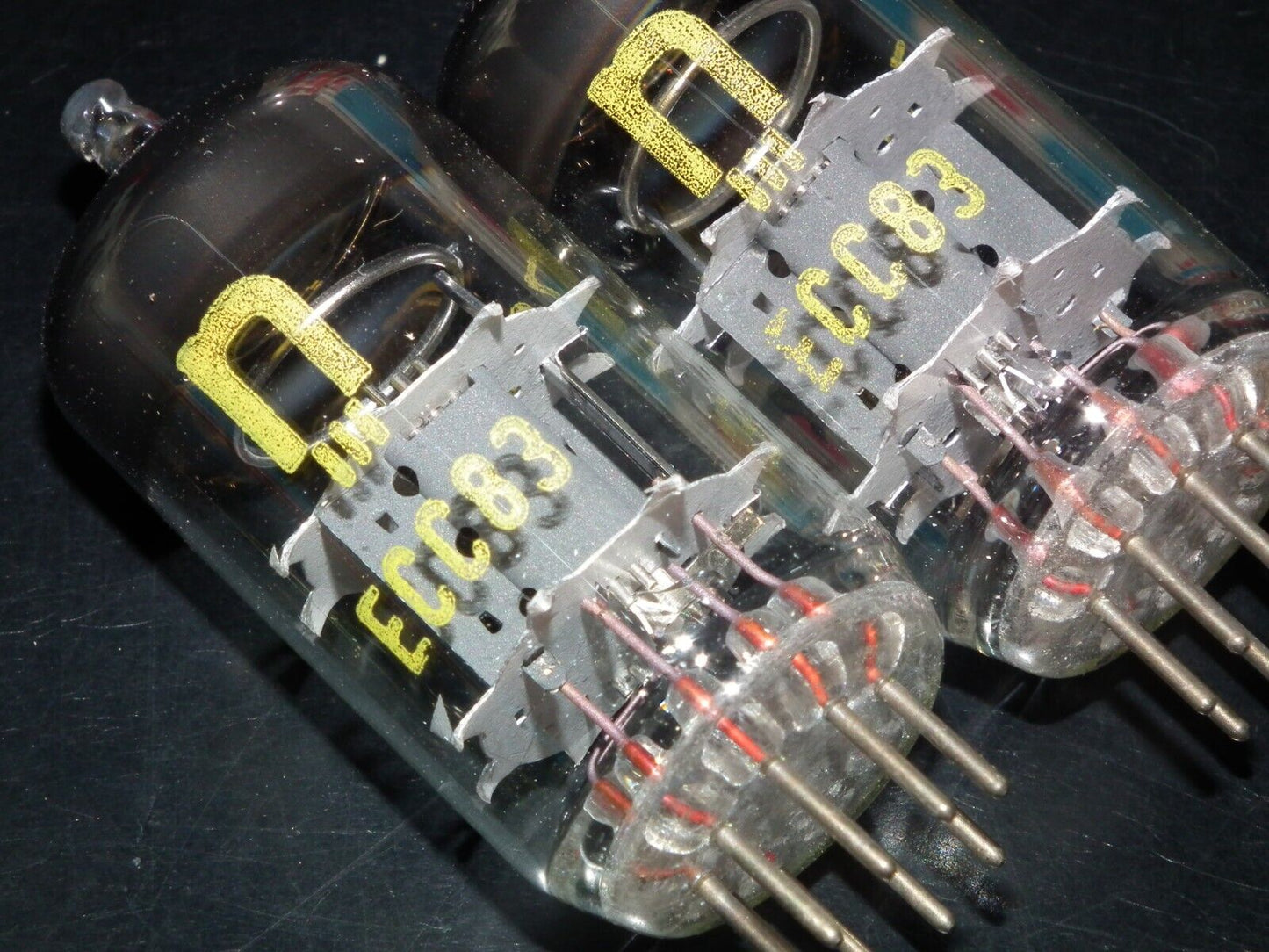 Platinum Matched PairECC83 12AX7 RFT Germany NOS NIB early 60s