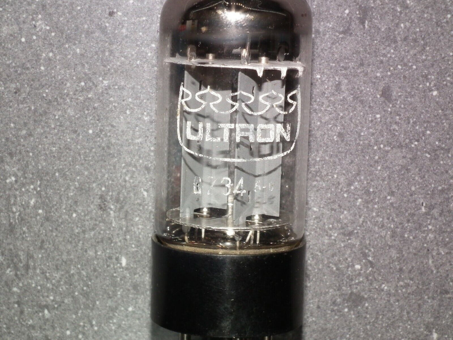 GZ34 Tungsram rebranded Ultron 5AR4 rectifier, O Getter, tested NOS