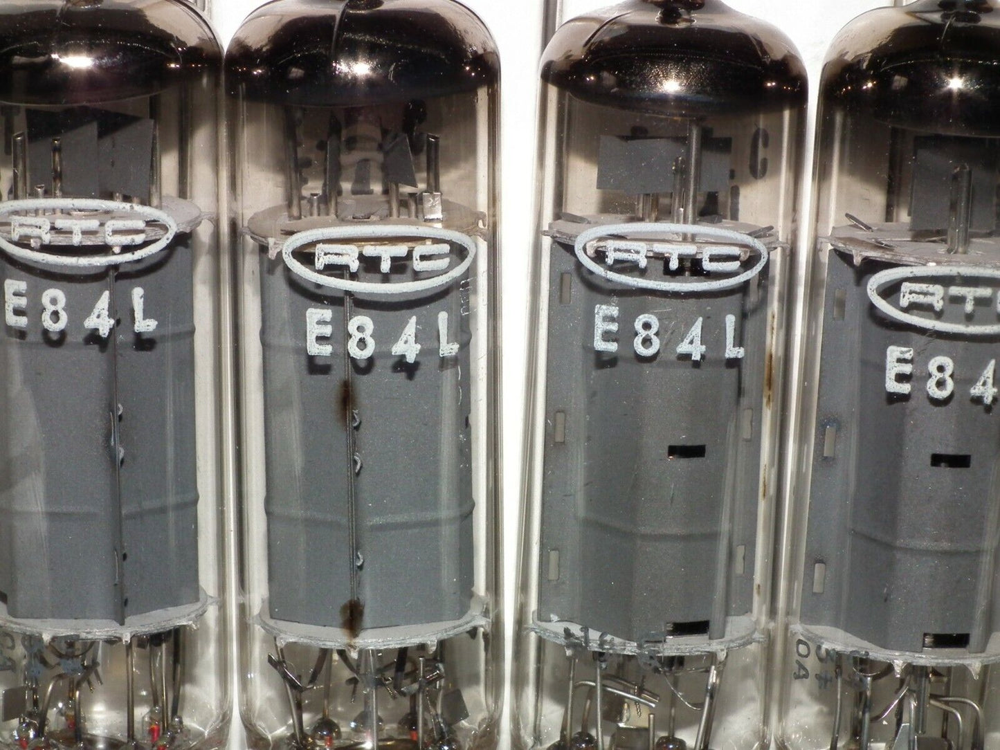 E84L 7320 Platinum Matched Quad Siemens Halske Branded RTC NOS NIB EL84 6BQ5