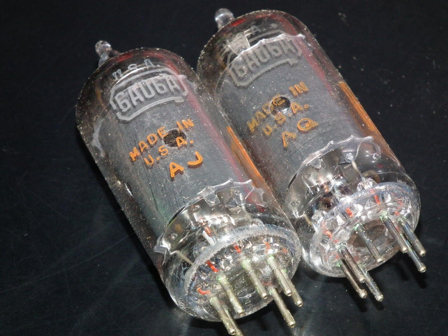 One (1 pcs) 6AU6A RCA EF94 Microphone pentode RARE Old Type - Low Noise Tested