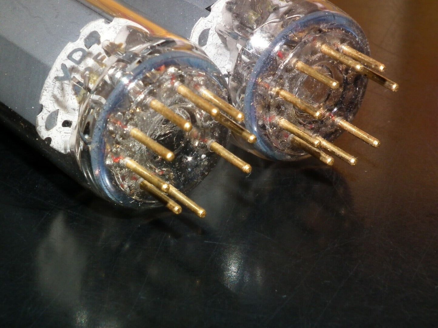 E80L Philips 6227 NOS Big O Getter Gold Pins SQ Made in Holland