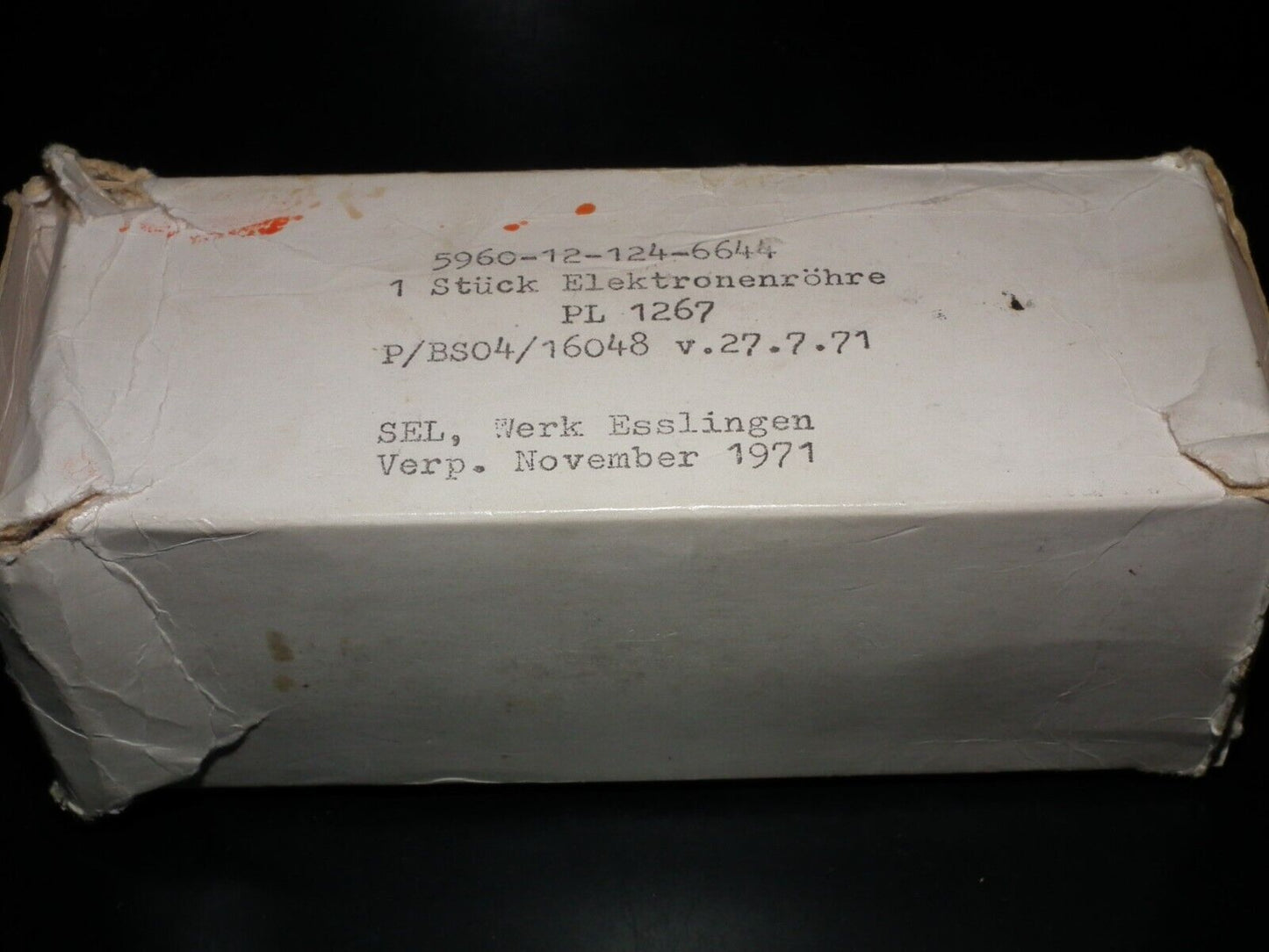 PL1267 Lorenz NOS NIB Thyratron Cold-cathode RL1267 = 0A4G = Z300T