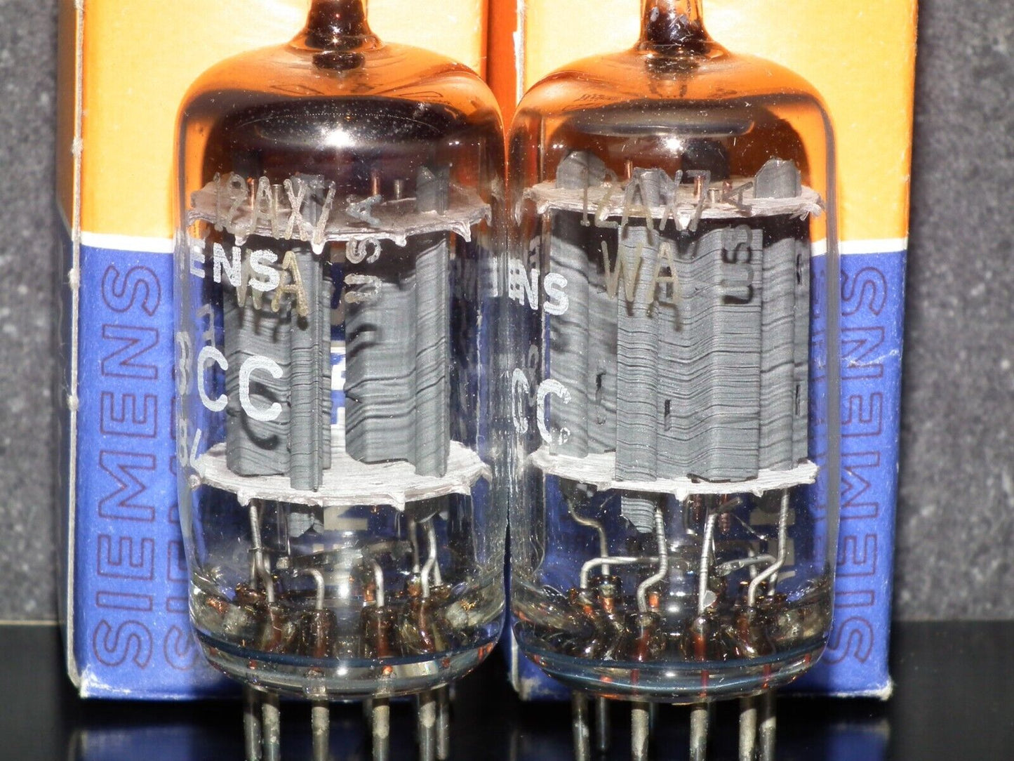 Platinum Matched Pair E83CC Siemens 6057 12AX7WA NOS NIB Strong Balanced