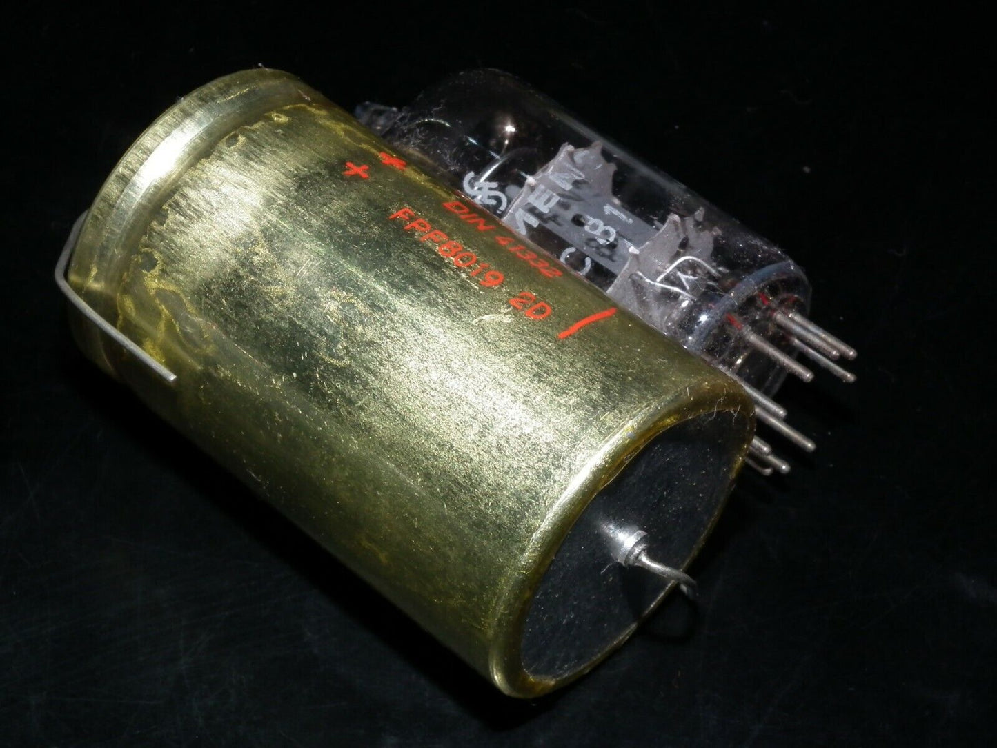 NOS Sprague electrolytic capacitors 6800uF 40V Made in USA