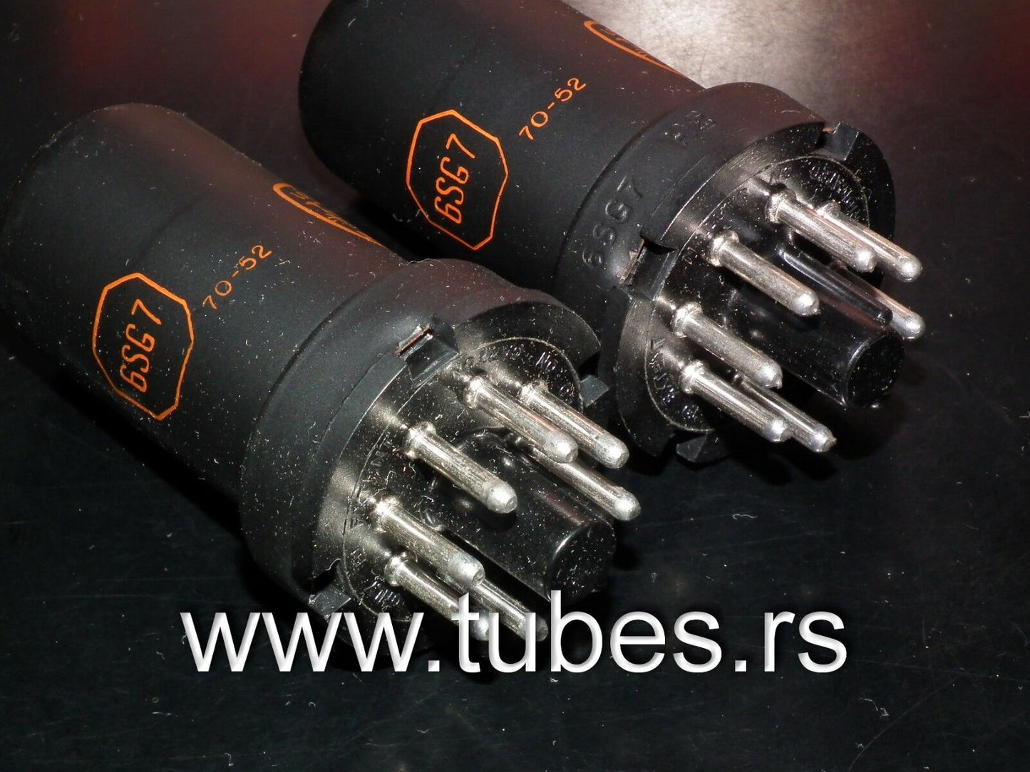 PLatinum matched pair 6SJ7 Los Gatos Lewis & Kaufman NOS NIB