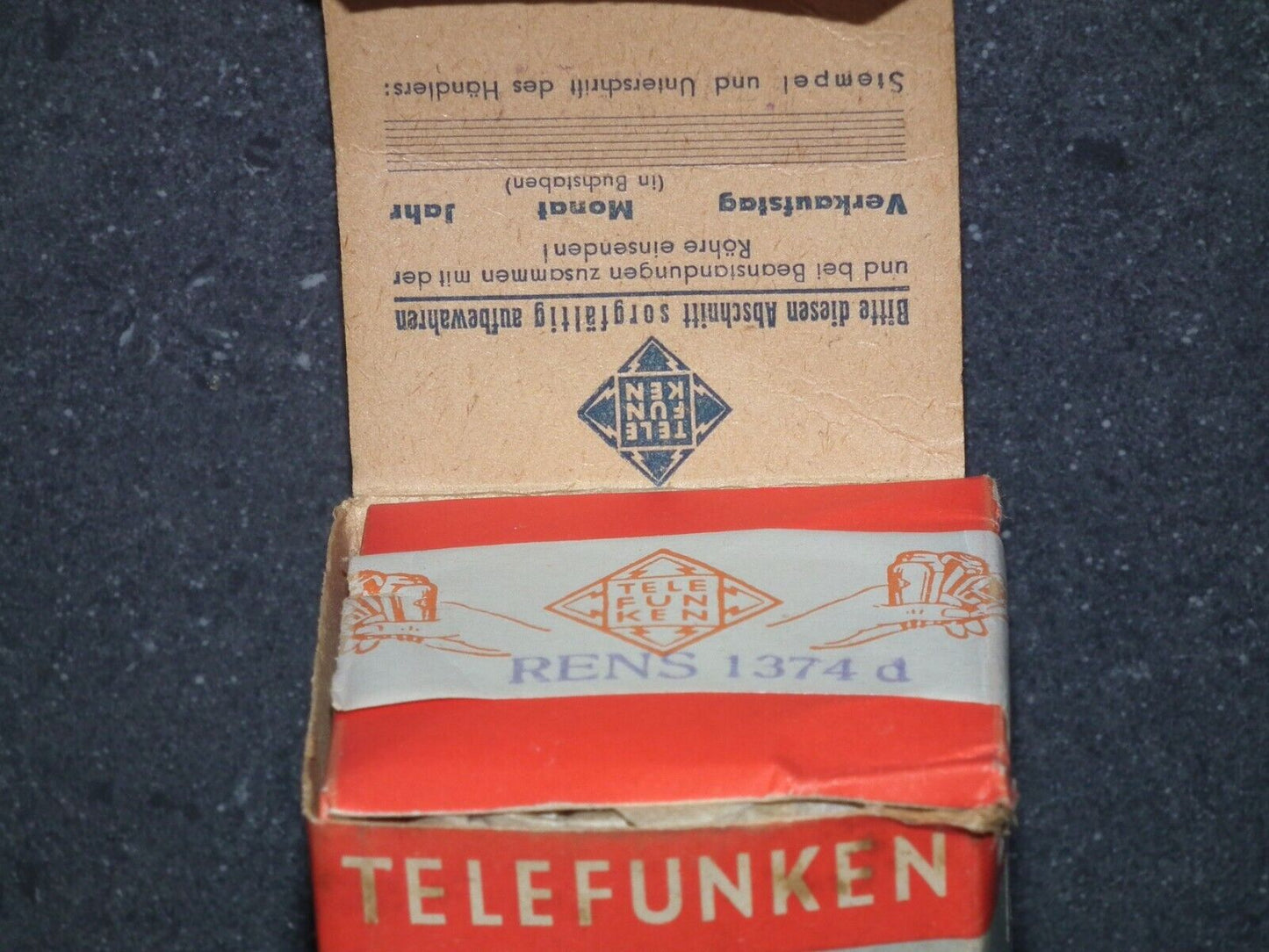 RENS1374d Telefunken NOS NIB tested 100%