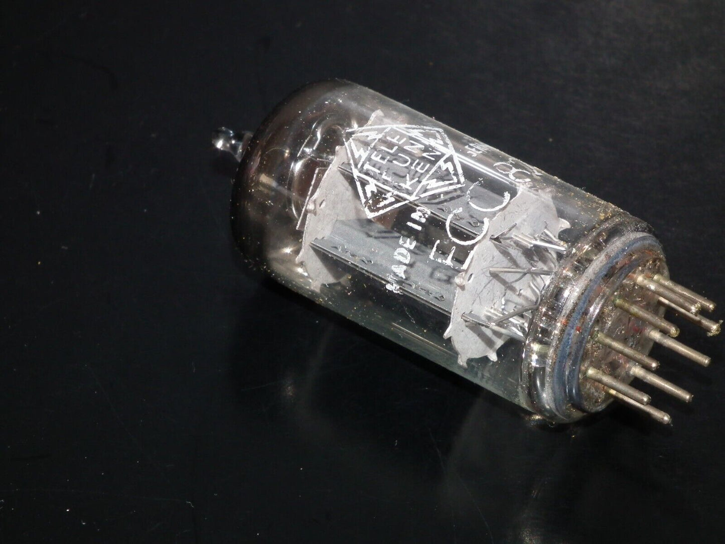 NOS ECC82 Telefunken 12AU7 Diamond Bottom Same Codes West Germany