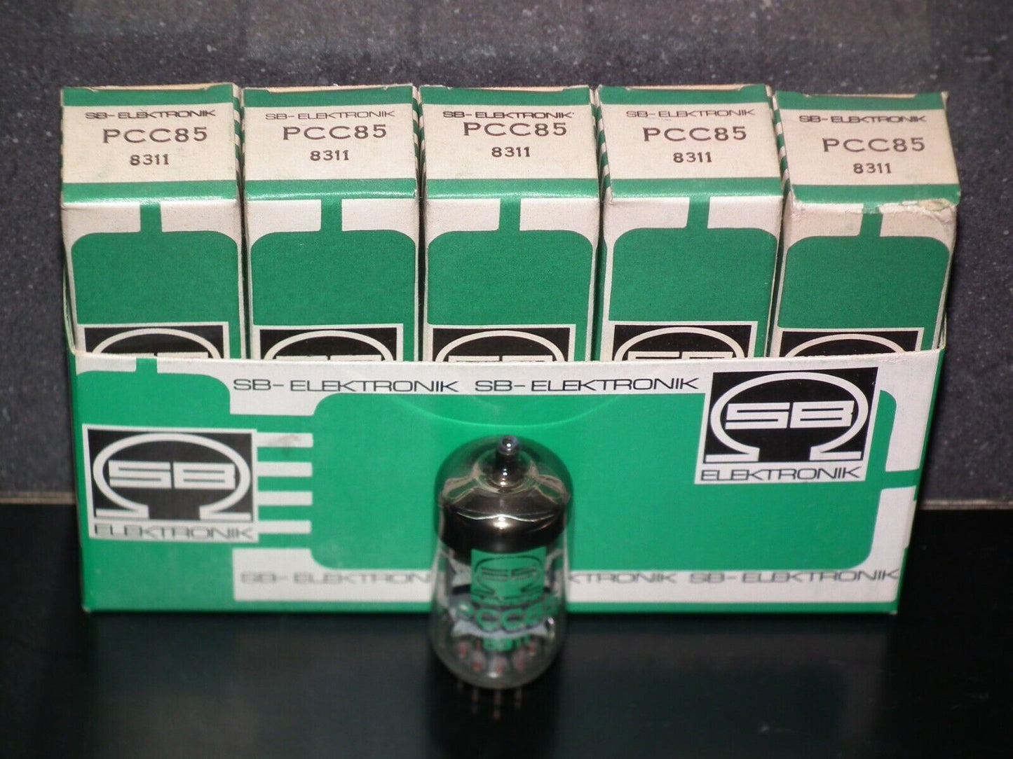 PCC85 SB Elektronik 9AQ8 NOS NIB Tested Made in West Germany GREEN LOGO