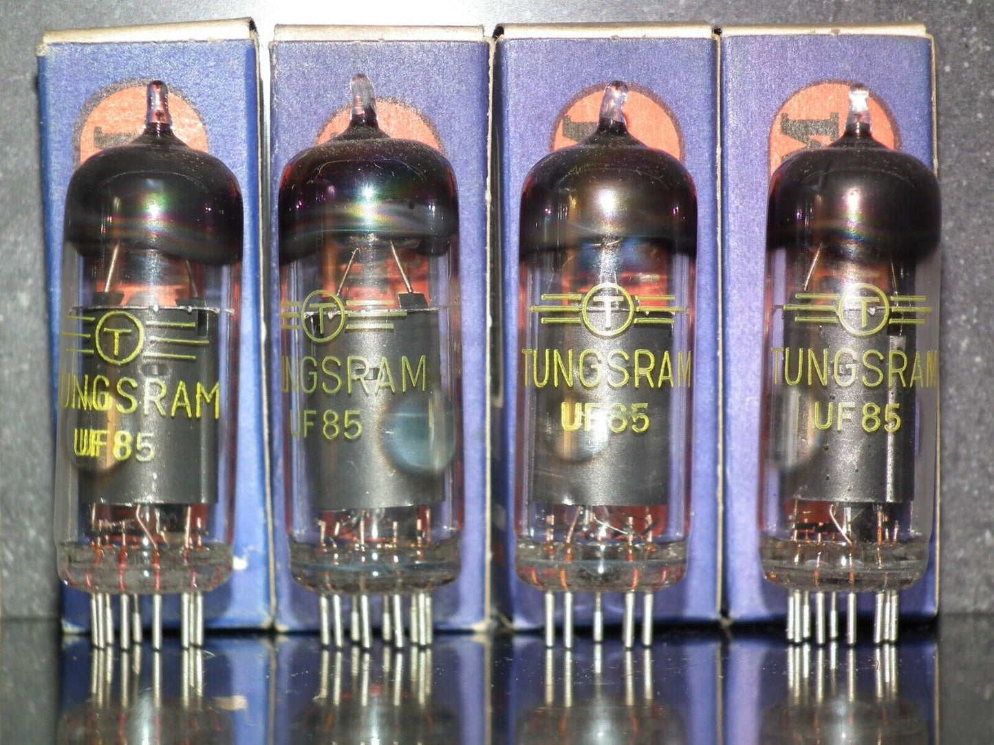 UF85 Tungsram Radio Receiver Tube NOS NIB Old Europe tube radio from 60s