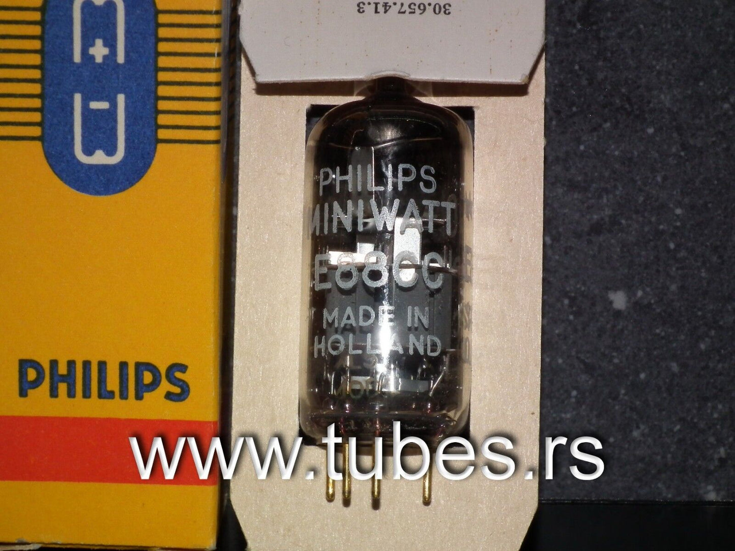 Philips E88CC 6922 (Rare Curved D Getter) NOS NIB