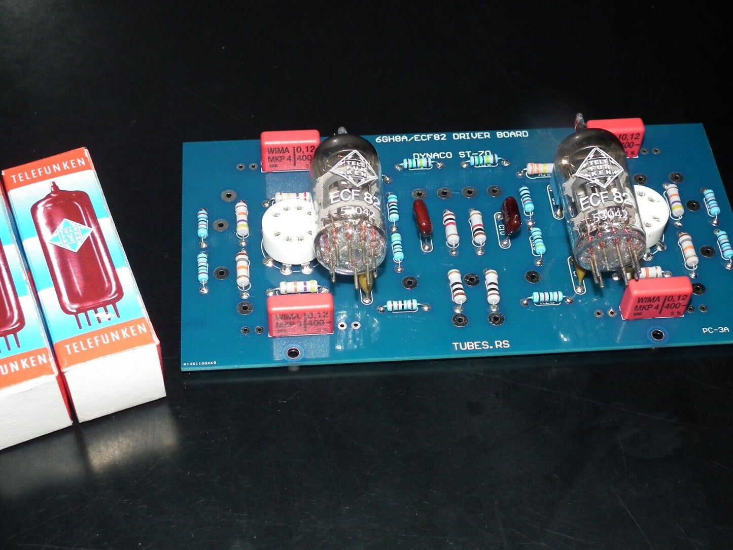 DYNACO ST-70 6GH8 6GH8A Stuffed Driver board + NOS Telefunken ECF82 Matched pair