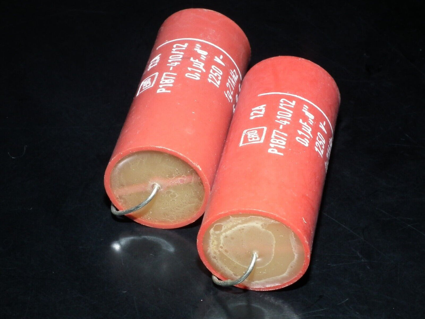 ERO 100nF 1250V Polyester Capacitor HI Voltage NOS 0.1uF 1.25KV